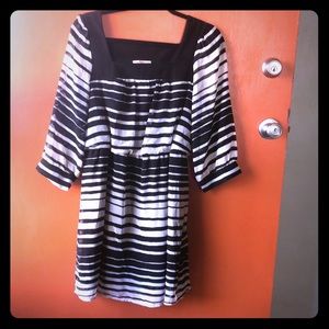 Black and white dress